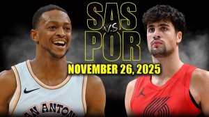 27.11.2025 | ОБЗОР МАТЧА | Портленд Трэйл Блэйзерс - Сан-Антонио Спёрс | Highlights