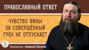 ЧУВСТВО ВИНЫ ЗА СОВЕРШЁННЫЙ ГРЕХ НЕ ОТПУСКАЕТ. Иеромонах Аверкий (Белов)