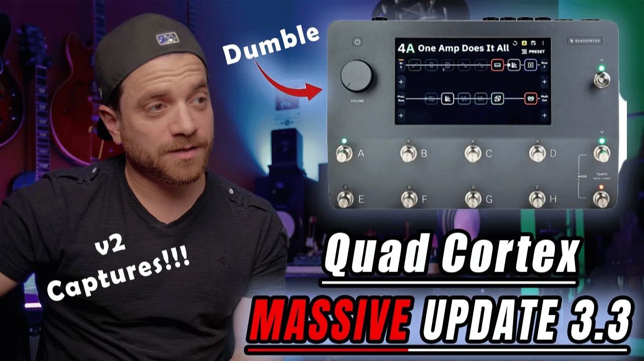 Steve Sterlacci: Захваты Quad Cortex V2! БОЛЬШОЕ обновление CorOs 3.3