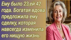 Истории для Вас/Ему было 23,ей 42 года. Богатая вдова предложила ему сделку.. /Жизненные истории