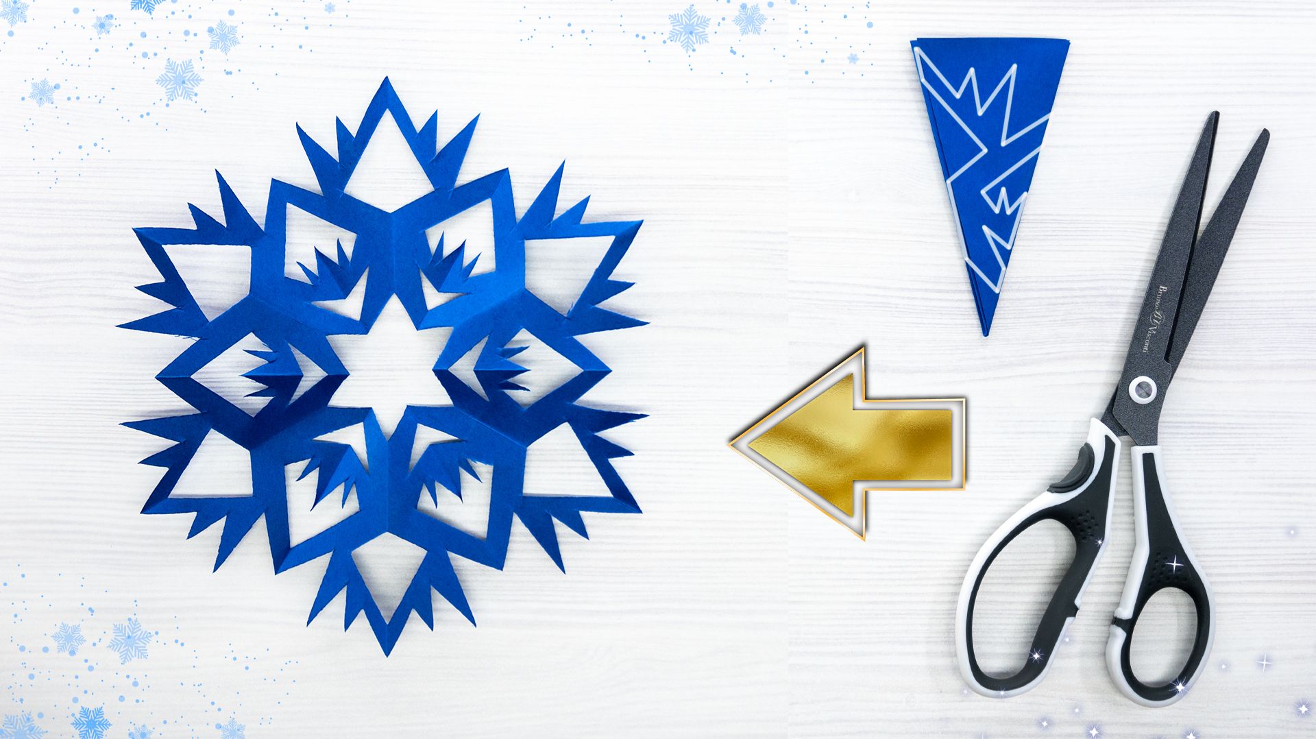 Мастер-класс по созданию волшебной снежинки из бумаги (так просто!) смотреть онлайн