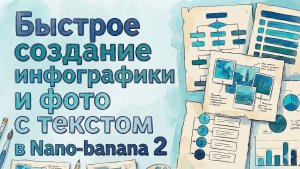 Быстрое создание инфографики и фото с текстом в Nano-banana 2