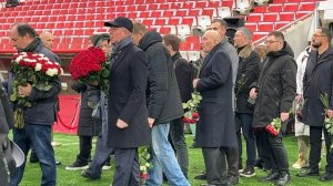 Прощание с футболистом Никитой Симоняном