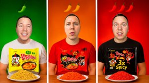 Пробую Все Вкусы Самой Острой Лапши! (Булдак)