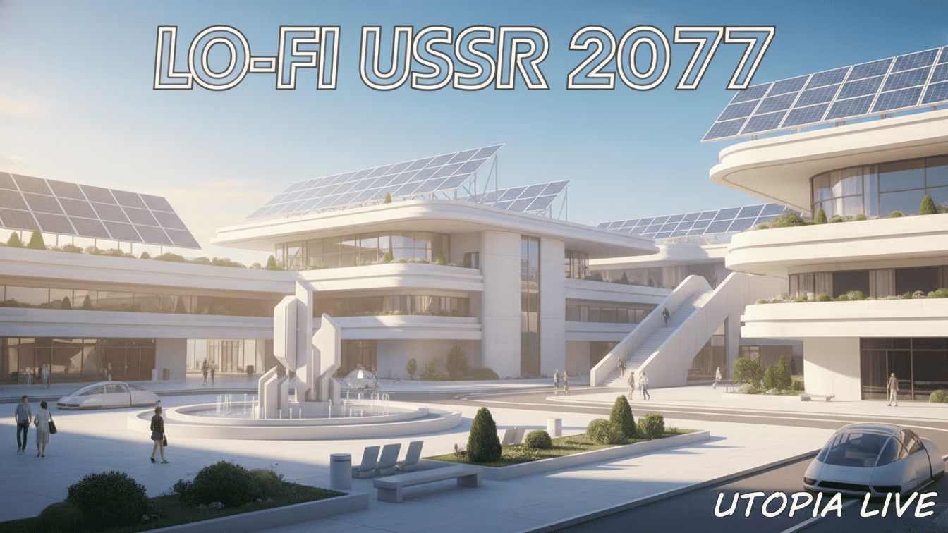 ✨ Utopian Sovietwave Live — Lo-Fi / Retro Sci-Fi / Synth Noir |