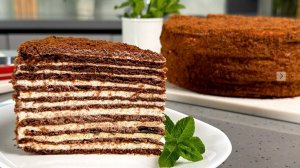 Без духовки и печенья! Обалденный Торт МЕДОВИК на сковороде ! Проще и вкуснее рецепта не найдете!