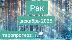 Рак ♋, декабрь 2025