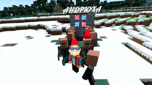 Мы с жителями теперь будем работать в Новый год в Майнкрафт|Андрюха Minecraft