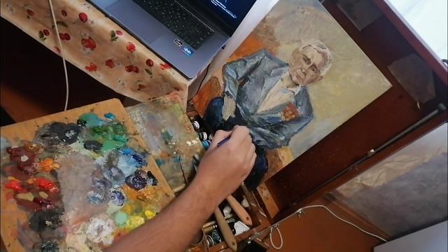 Исправление портрета ветерана №3