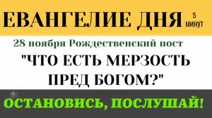 28 ноября Евангелие дня Кому лучше повесить жернов на шею Страшное предупреждение Христа (Лк 171-4)