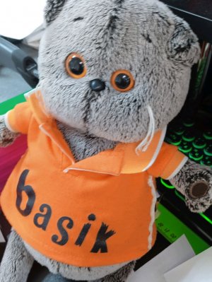 Басик катается на стуле