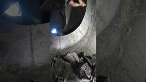 Очистка бетоновоза.