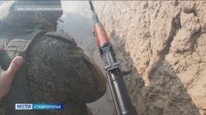 Ставропольские контрактники отрабатывают взаимодействие на полигоне ЮВО