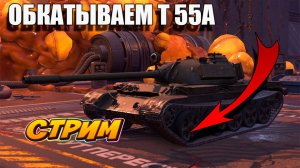 Тестирую Т 55А Европы в Tanks Blitz #игры #танки #TanksBlitz