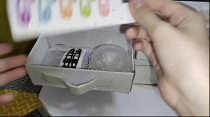 Собираю бокс на тему "голубой и серебряный".