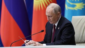 Саммит ОДКБ в Бишкеке, Кыргызстан. Президент России Владимир Путин принял участие в заседании [2025]