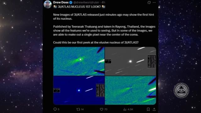3IATLAS: Новые потрясающие изображения и гигантский неизвестный объект C2014 UN271