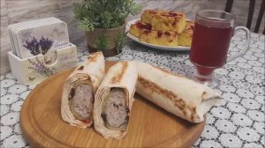 Закуска из лаваша СЫТНАЯ закуска из баклажан. ГОЛОДНЫМ НИКТО НЕ ОСТАНЕТСЯ