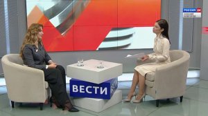 "Вести-Интервью". Гость программы - Ирина Сулима