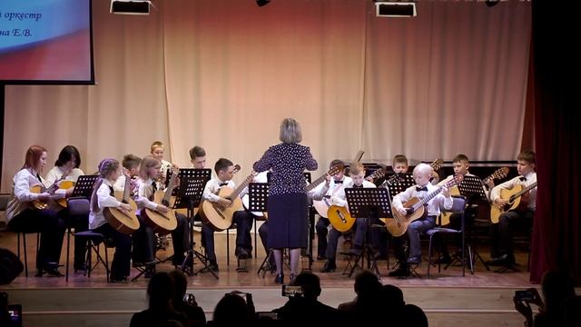 01 Г. Струве «Моя Россия», исп. Гитарный оркестр, преп. Афонина Е.В. смотреть онлайн