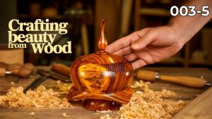 Токарка по дереву Шкатулка на токарном станке по дереву Уроки токарки по дереву №003_5