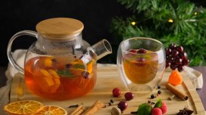 Фруктово-ягодный чай с корицей и специями