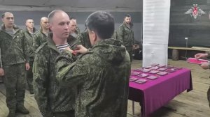 Награждение военнослужащих соединения морской пехоты в составе ГрВ «Центр», 27 ноября 2025 года