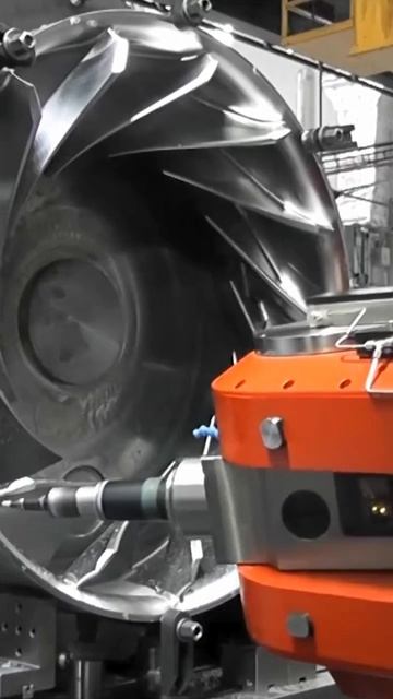 5-осевая обработка турбины. #промышленность #обработка_металла #металлообработка #trubomet