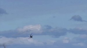 Ка-52М и Ми-28НМ насыпают НАРы по ВСУшникам !!!