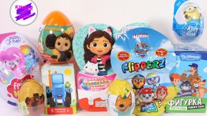 Микс сюрпризов по мультикам! Любимые герои в сюрпризах! Три кота, Кукольный домик Габби и др.