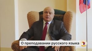 Посол РФ в Банги о преподавании русского языка