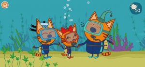 Три Кота Мультфильм Морские приключения