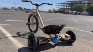 Как сделать электротрайк из велосипеда BMX и гироскутера