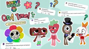 WE LET THE TOONS ANSWER YOUR QUESTIONS! - QnA Dandy's World Animation PART. 1