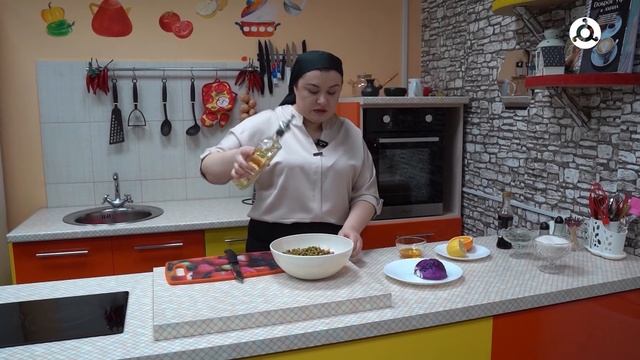 Утреннее меню. Готовим "Салат из краснокочанной капусты"