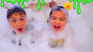 Аминка УСТРОИЛА КРУТУЮ ПЕННУЮ ВЕЧЕРИНКУ Как Папа и Камиль ВСЕ УЗНАЛИ?