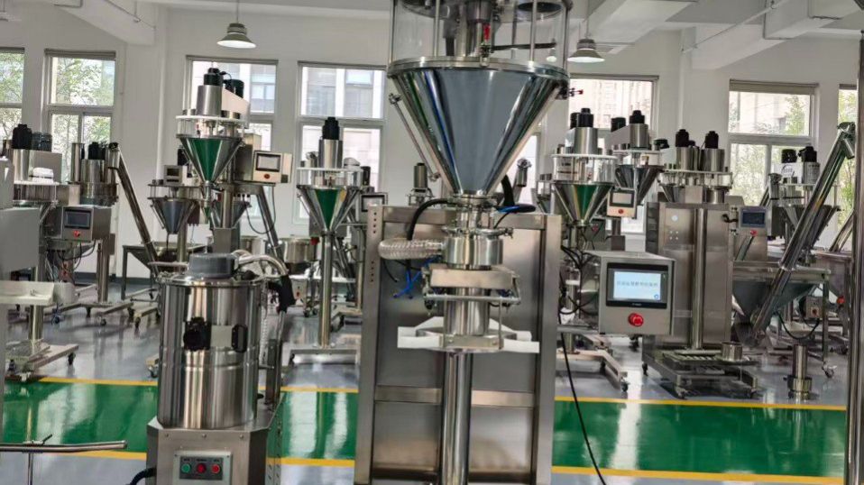 Линия  для фасовки сыпучих продуктов была собрана для нашего клиента на заказ! смотреть онлайн