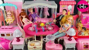 Обзор бытовой техники и кухонных игрушек Барби с распаковкой | ASMR