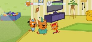Три Кота Мультфильм Игра Котят