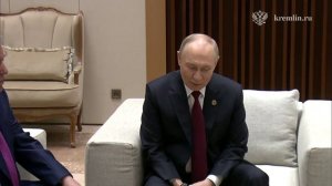 Встреча Владимира Путина с Президентом Таджикистана Эмомали Рахмоном