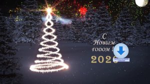 Новогодняя планета - футаж 2026