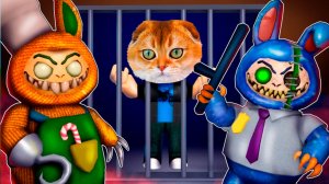 ПОБЕГ ИЗ ФАБРИКИ ИГРУШЕК В РОБЛОКС! ЛАБУБУ СТАЛИ БУБУБУ И ПОЙМАЛИ МЕНЯ!