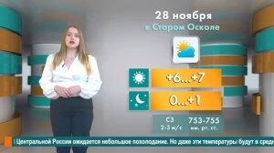 Погода в Старом Осколе на 28 ноября
