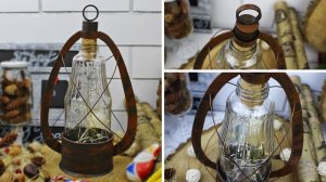 Декоративный фонарь в ретро-стиле своими руками