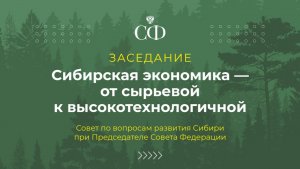 Сибирская экономика-от сырьевой к высокотехнологичной