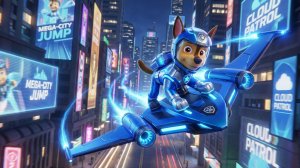 Щенячий патруль, Скай, Маршал, Эверест, Гончик, Крепыш и Зума  Летают и танцуют на глайдерах