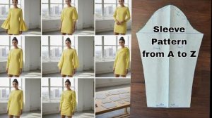 Выкройка рукава от А до Я. Подробный урок для начинающих ✂️