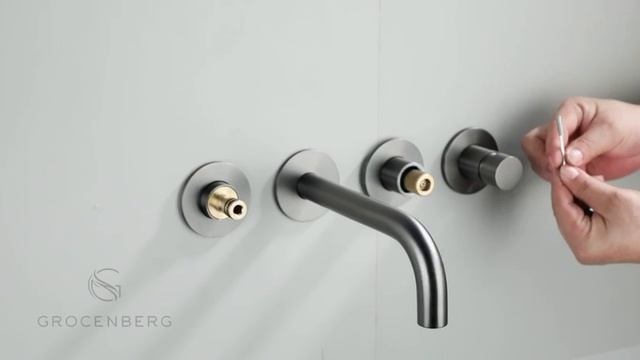 Смеситель для ванны с ручным душем Grocenberg GB5070 смотреть онлайн