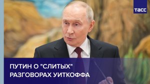 Путин о "слитых" разговорах Уиткоффа