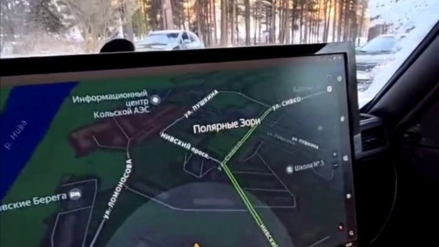 Нива с компьютерным монитором